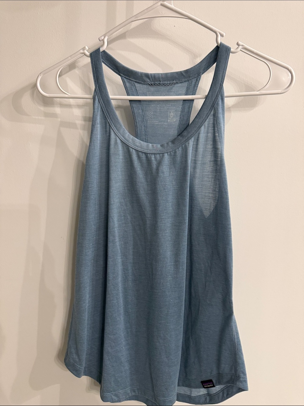 Patagonia Light Blue Racerback Tank